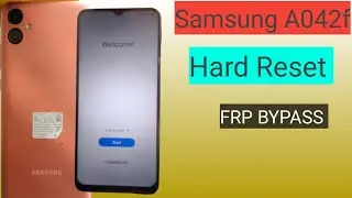 Samsung A042f || Hard Reset||
