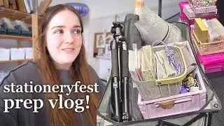 Prepping for Stationeryfest 2024! + my new sticker displays 🤩 | Studio Vlog