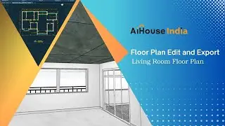 Floor Plan Edit and Export | Living Room Floor Plan #3dinterior #homedesign