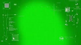 Cinematic Digital Glitch Green Screen