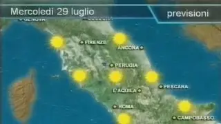 Raitre - Meteo 3 - Wednesday, July 29, 2009 