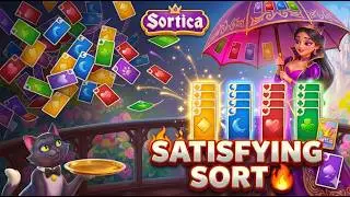 NEW CARD SORT GAME?! 😱 First Look 👀 Sortica Solitaire Gameplay Android 