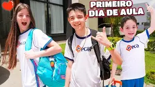 OUR FIRST DAY OF SCHOOL 2024!!! NEW SCHOOL! Piero Start & Helena