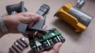 Replacing 18650 batteries in a Dyson Vacuum