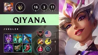 Qiyana Jungle vs Nunu & Willump: Legendary - NA Grandmaster Patch 14.23