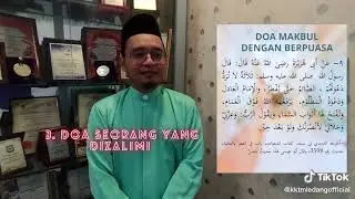 TAZKIRAH RAMADAN AL-MUBARAK 2023/1444H Perkongsian hadith daripada Ketua Program Makmal KKTM Ledang