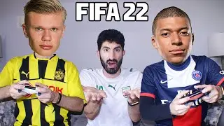 MBAPPE PLAYS FIFA 22 WITH HAALAND