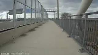 Neuer Radweg Leverkusener Rheinbrücke