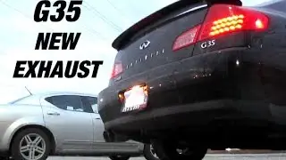Custom Exhaust For The G35 - Vlog