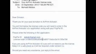 How to enter license code