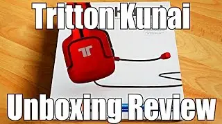 Tritton Kunai (Red) Unboxing Review - PS3 PS4 PS Vita PC Headset
