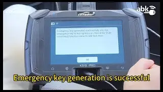 Lonsdor K518 Pro How To Generate Toyota 2016+ Emergency Start Key with Lonsdor Antenna for 8A Keys