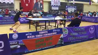 Türkiye masa tenisi Süperligde harika bir derbi maçı
