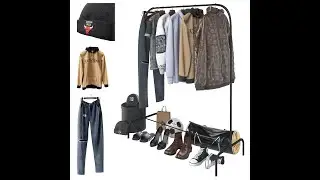 Clothes Ikea  MULIG floor hanger 3d modeling