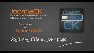 Custom Fields CK for Joomla!