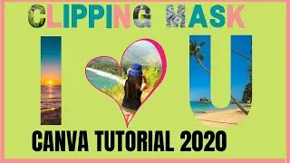How to Create a Clipping Mask in Canva | Easiest Way | Good for Beginners #learncanvawithmay #canva