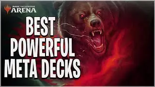 TOP 5 MOST POWERFUL STANDARD META DECKS | COMPETITIVE RANKED MTG ARENA