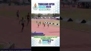 #วิ่งผลัด4×100เมตร #กรีฑาชิงชนะเลิศแห่งประเทศไทย และนานาชาติ ชิงฯ ครั้งที่ 68 ประจำปี 2567 #shorts