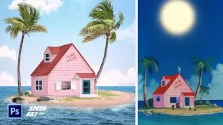 Drawing into Reality PHOTOSHOP SPEED ART