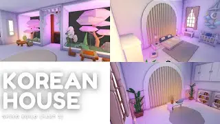 AESTHETIC KOREAN HOUSE Speed Build (Part 4) | Adopt me Roblox!
