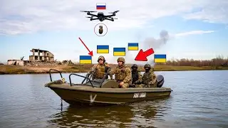 Российский беспилотник поразил украинский катер ⛵🚢