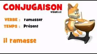 FRENCH VERB = ramasser = Présent