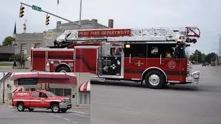 Peru Fire Department Responding X2