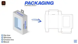 Hanging Window Box | Printing Layout | Adobe illustrator in HINDI / हिंदी में
