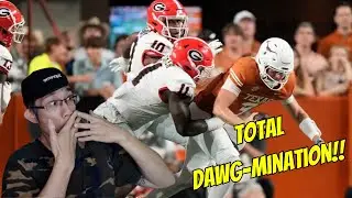 #1 Texas gets manhandled by #5 Georgia reaction! (WOW!)