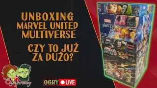 Unboxing Marvel United Multiverse! | Czy to już za dużo?? | Live u Ogrywamy!
