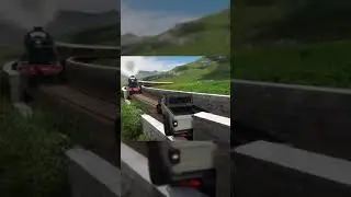 Jeep vs Train. Glitch in Forza Horizon 4