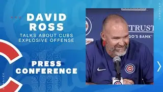 “It got loud tonight. That was fun.”  | David Ross After Cubs 16-6 Win Over Reds