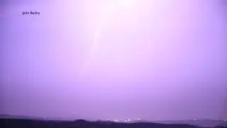 Lightning over Plymouth Tuesday night