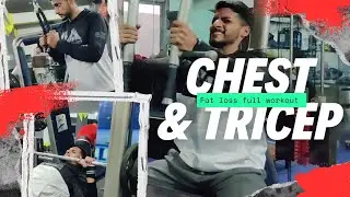 Chest and Tricep full workout | Fat loss | Drop sets