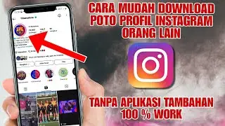 Cara Download Foto Profil Instagram Kita Sendiri - Simpan Profil IG Orang Lain ke Galeri Terbaru