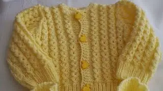 Handmade woolen new born baby sweater design #diy