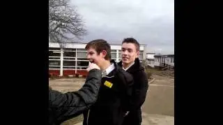 Brendan right hooked in the face.