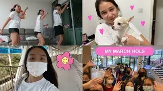my march hols | hangout with friends🤪, just dance🕺🏻, taekwondo🥋 , gardens by the bay🌞🦋🌺🌱