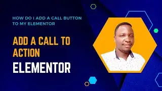 How do I add a call button to my Elementor
