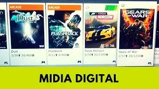 Meus jogos de Xbox 360 (Mídia Digital)