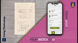 How to Design a Mobile Watch App UI Cart Page | App UI Design | Watch App UI Design | (Light Mode)