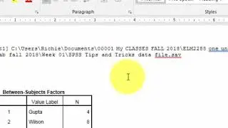 Exporting an SPSS output file (.spv) into a MS Word document (.docx)