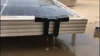 Solar Panel Water Draining Clamp