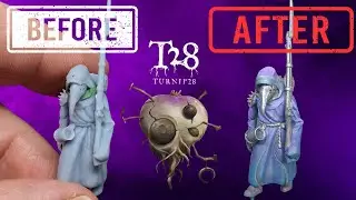 My New Turnip28 Cult! Chilled Build & Paint #turnip28 #miniaturepainting #28mm