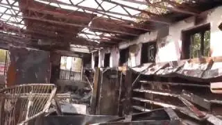 Разрушенная войной Красногоровка, 2014 год