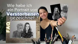 Wie ich ein Portrait von Verstorbenen zeichne | Emotionale Kunst, die Herzen berührt