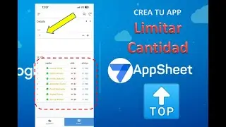 Cómo Limitar la cantidad de registros mostrados, en AppSheet. Uso de Top en Slices dinamicos 🔝