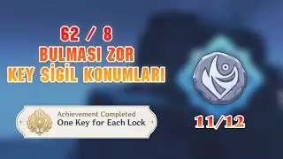 Bulması Zor Key Sigil Konumları ve One Key for Each Lock Gizli Başarımı / Genshin İmpact Enkonomiya
