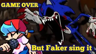 GAMER OVER For you BOYFRIEND | Game over but EXE sing it | My take | FNF covers