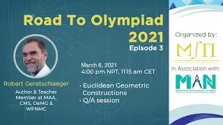 Episode 3 with Mr. Robert Geretschlaegar | MIN Road To Olympiad 2021